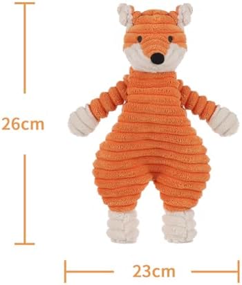 Apricot Lamb Corduroy Fox Baby Lovey Security Blanket