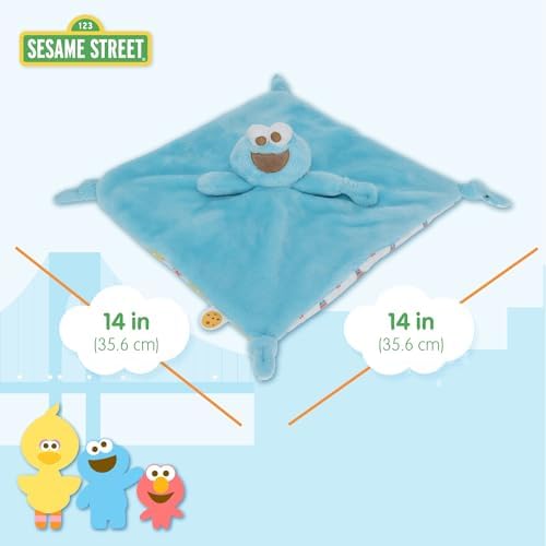KIDS PREFERRED Sesame Street Cookie Monster Blanket