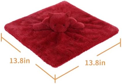 Apricot Lamb Red Dragon Baby Lovey Blanket 138 Inches