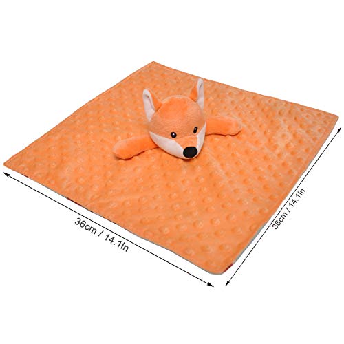 BORITAR Christmas Fox Baby Security Blanket 14 Inch