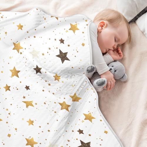 Cotton Baby Blanket Soft Cozy Throw for Toddler 30x40 - Christmas Pine Branches
