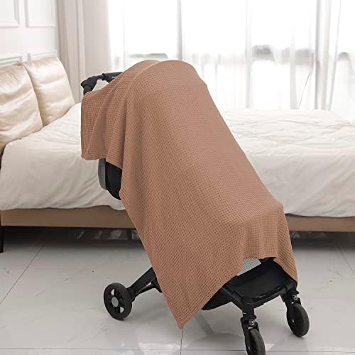 Kloovete 36 x 40 Inch Cooling Waffle Weave Blanket