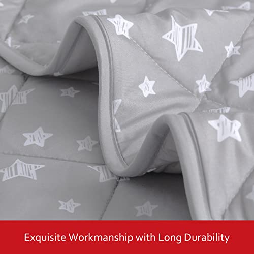 Moonsea Baby Blanket 2 Pack Cozy Star Print Quilted Blankets