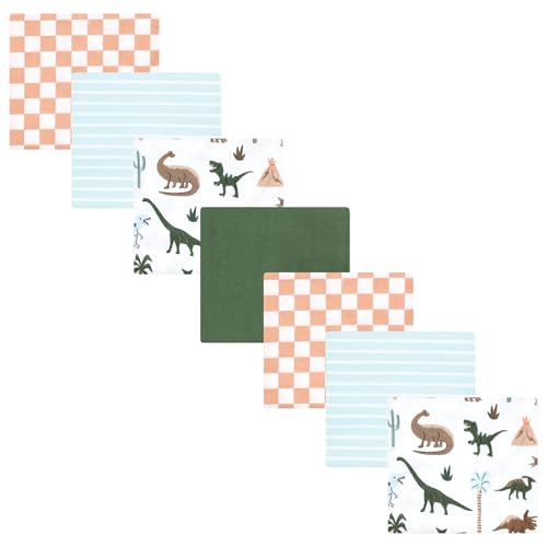 Hudson Baby Unisex Flannel Receiving Blankets 7-Pack Bundle