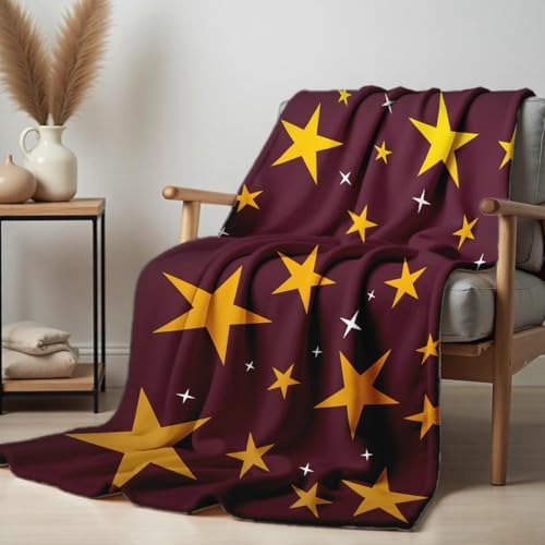 Stars Flannel Blanket - Soft and Cozy for All Seasons