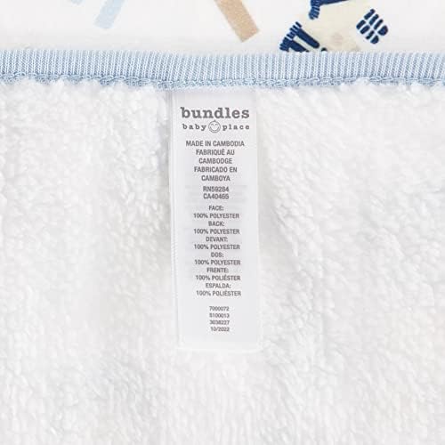 The Childrens Place Baby Cozy Blanket with Animal Print 1
