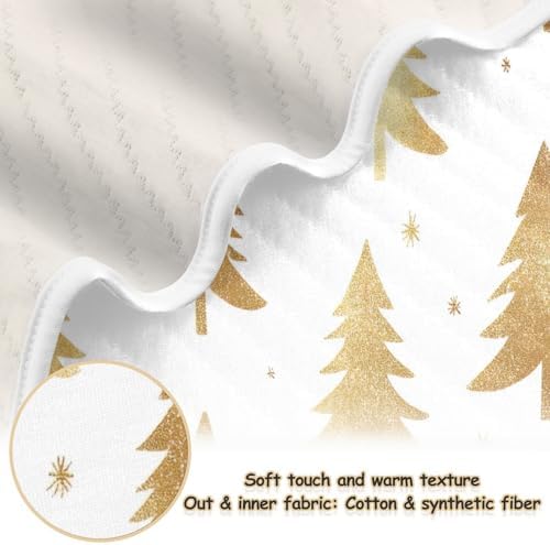 Kigai Christmas Tree Baby Blanket 30x40 Inch 1