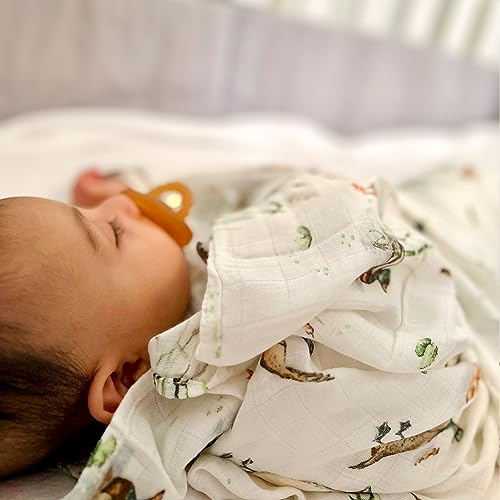 LifeTree Muslin Swaddle Blanket Mallard Duck