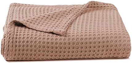 Kloovete 36 x 40 Inch Cooling Waffle Weave Blanket