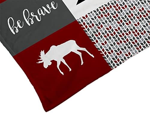 Personalized Woodland Baby Blanket for Boys