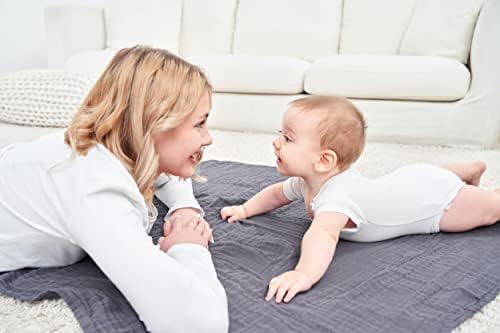 CottCare 4-Pack Breathable Muslin Swaddle Blankets for Baby