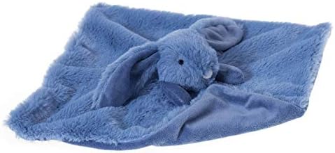 Apricot Lamb Navy Blue Bunny Security Blanket Baby Lovey