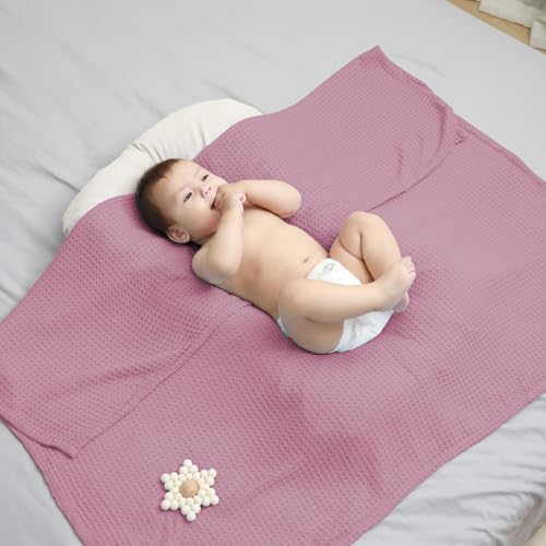 Kloovete 36 x 40 Inch Waffle Weave Cooling Blanket