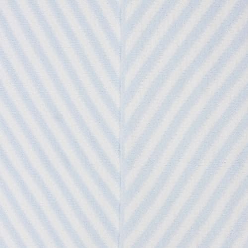 LITTLE CELEBRITY Chenille Baby Blanket - Soft Plush 40x30 Inches Blue Stripes