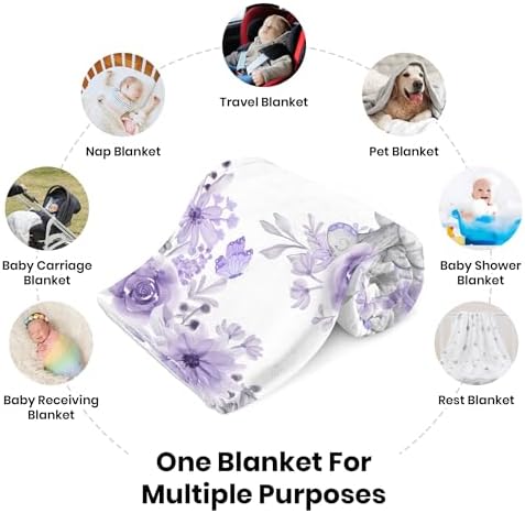 Personalized Baby Blanket with Name for Girls
