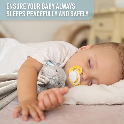 Baby Bunny Lovey Security Blanket for Newborns and Toddlers