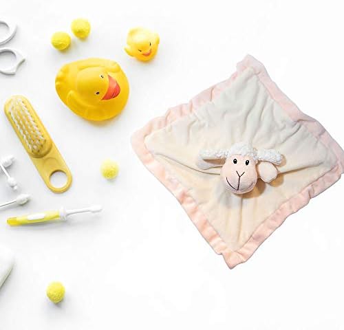 Baberoo Lamb Lovey - 12 Square Baby Security Blanket