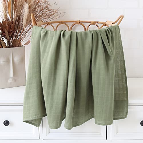 LifeTree Muslin Swaddle Blanket Mallard Duck
