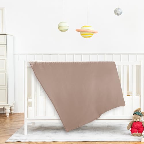 Man Fai Sky Baby Blankets - Breathable Muslin Dotted Wool 30x40 Inch Khaki