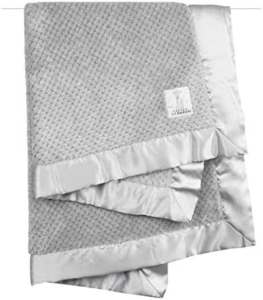 Little Giraffe Honeycomb Baby Blanket 29 x 35 Silver
