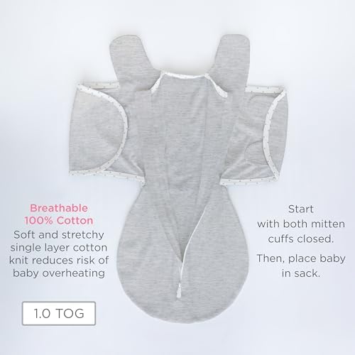 SwaddleDesigns Omni Swaddle Sack for Newborn 6-Way Flexibility
