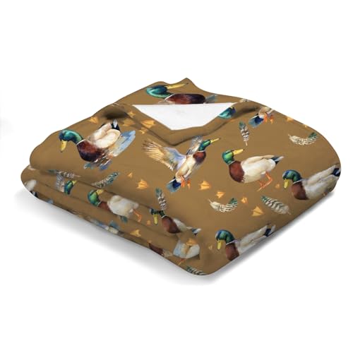 KASTLEE Vintage Duck Hunting Flannel Blanket