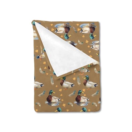 KASTLEE Vintage Duck Hunting Flannel Blanket