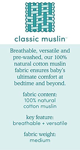 aden anais 4-Layer Cotton Muslin Baby Blanket with Koala Medallion