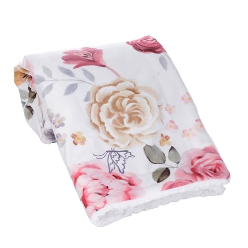 Lambs Ivy Secret Garden Ultra-Soft Fleece Baby Blanket