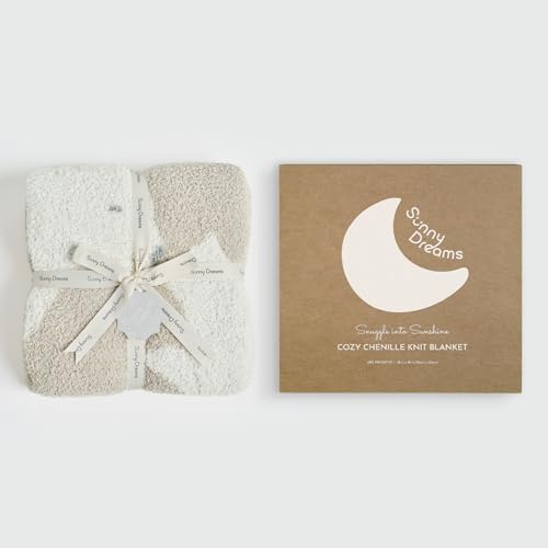 EVERGRACE Soft Plush Baby Blanket with Bear Pattern