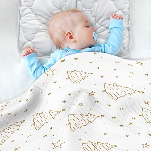 Cotton Baby Blanket 30x40 Inches Soft Cozy Throw for Toddler