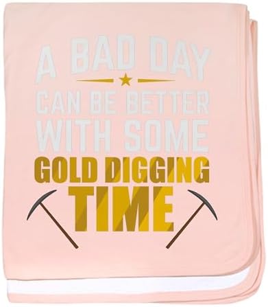 CafePress Gold Miners Diggers Baby Blanket Super Soft Newborn Swaddle
