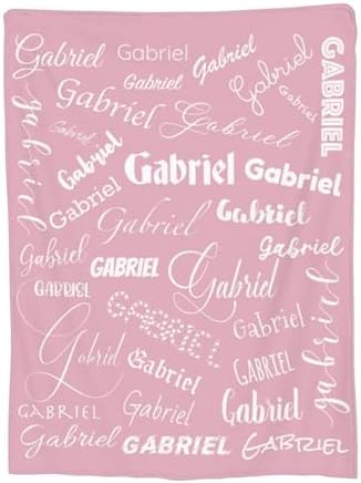 Custom Name Blanket for Baby Kids and Pets