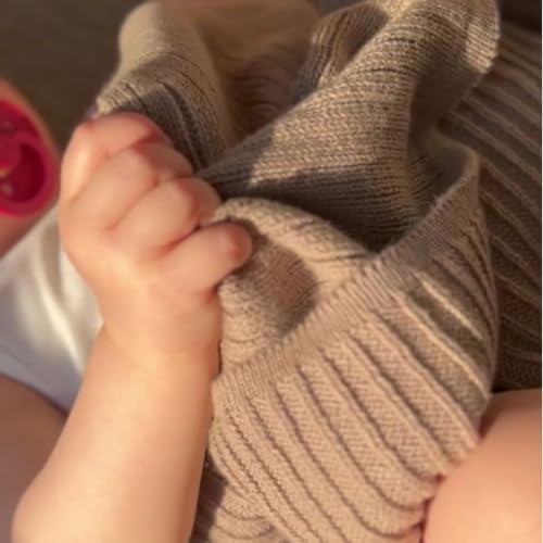 Huxie Organic Cotton Baby Blanket - 30 x 40 Swaddle Blanket