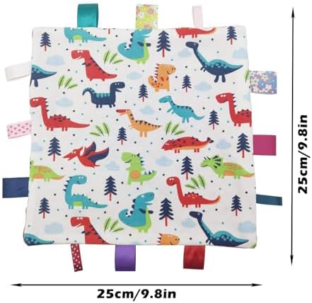 Inchant Baby Security Blanket Dinosaur Pattern
