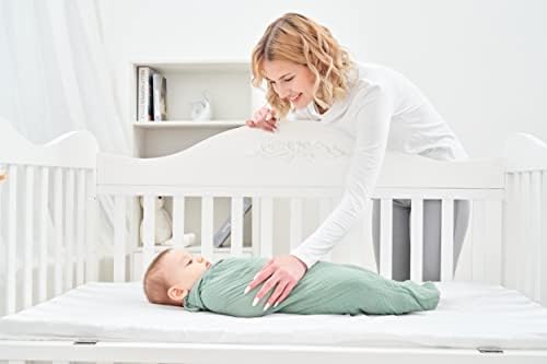 CottCare 4-Pack Breathable Muslin Swaddle Blankets for Baby