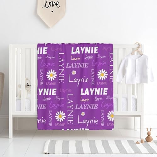 Personalized Baby Blanket With Name by GUPOXI