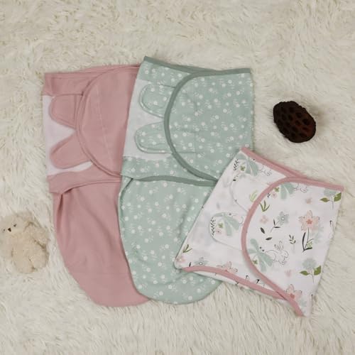LYRICHOM Baby Swaddle Sacks 3-Pack Organic Cotton
