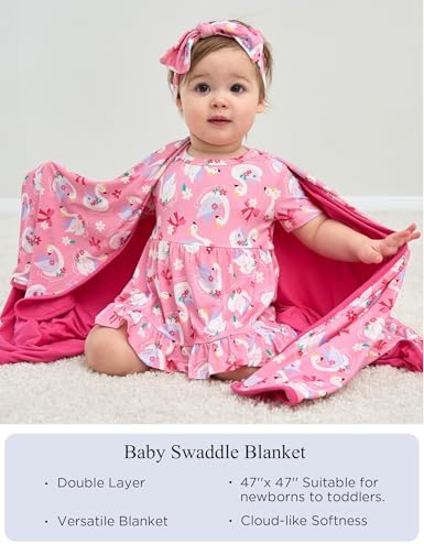 EASWEET Baby Blanket - Leopard Tan 47x47 Soft Stretchy Quilt