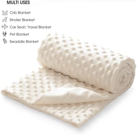 Davids Kids Micro Fleece Minky Blanket for Girls 50x60 Inches