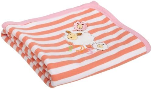 Absorba Baby Girls Newborn Tender Touch Blanket