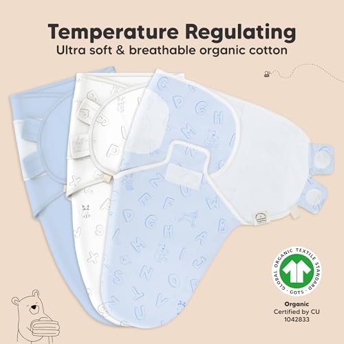 KeaBabies 3-Pack Organic Baby Sleep Sacks