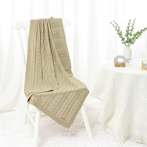 LAWKUL Knit Baby Blanket 40x30 Inches