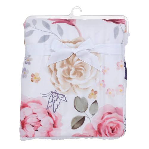 Lambs Ivy Secret Garden Ultra-Soft Fleece Baby Blanket