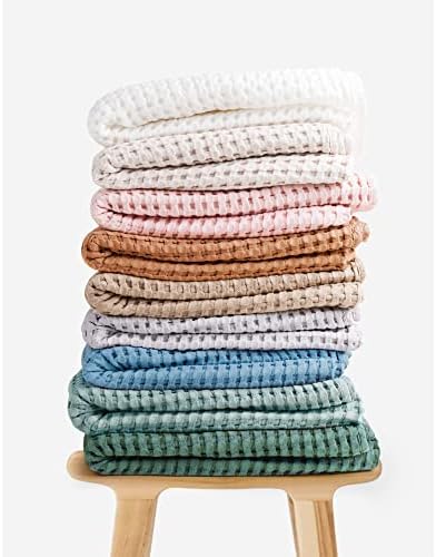 Konssy Waffle Baby Blanket - Soft Cozy Swaddle Blanket for Newborns