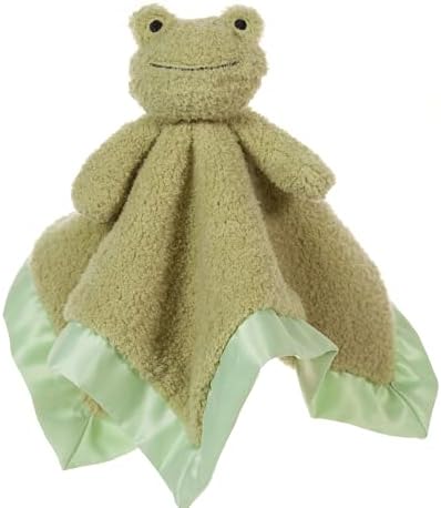 Apricot Lamb Green Frog Bed Blanket