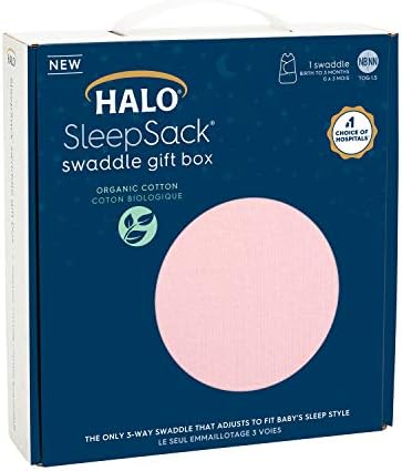 HALO Organic Cotton Swaddle 3-Way Sleepsack TOG 15 Strawberry