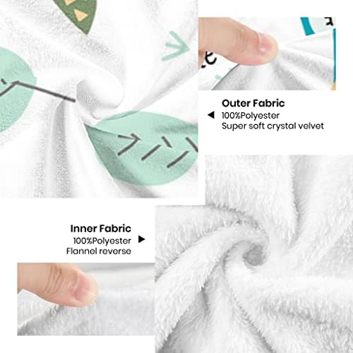 Personalized Baby Throw Blanket with Name and Birth Date