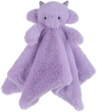 Apricot Lamb Purple Dragon Baby Lovey Security Blanket