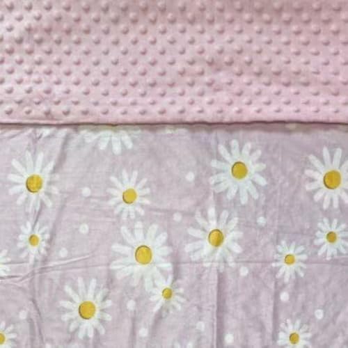 CLOSOCKEY Baby Blanket Daisy 30x40 Inch Double Layer Minky